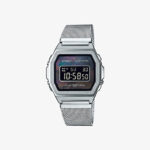 Casio Vintage D194 A1000M-1BEF (Black Digital Dial Silver Stainless Steel Mesh Band) - Pre-Owned